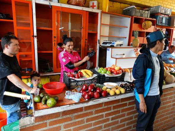 A market in Bogotá