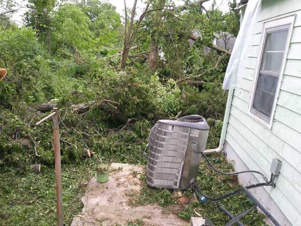 Goodbye, air conditioning unit